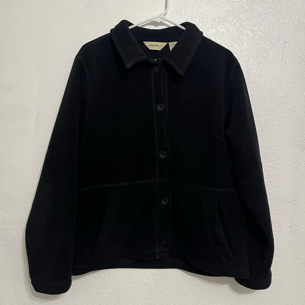 Eddie Bauer polartec button up shirt/jacket shacket Women’s medium